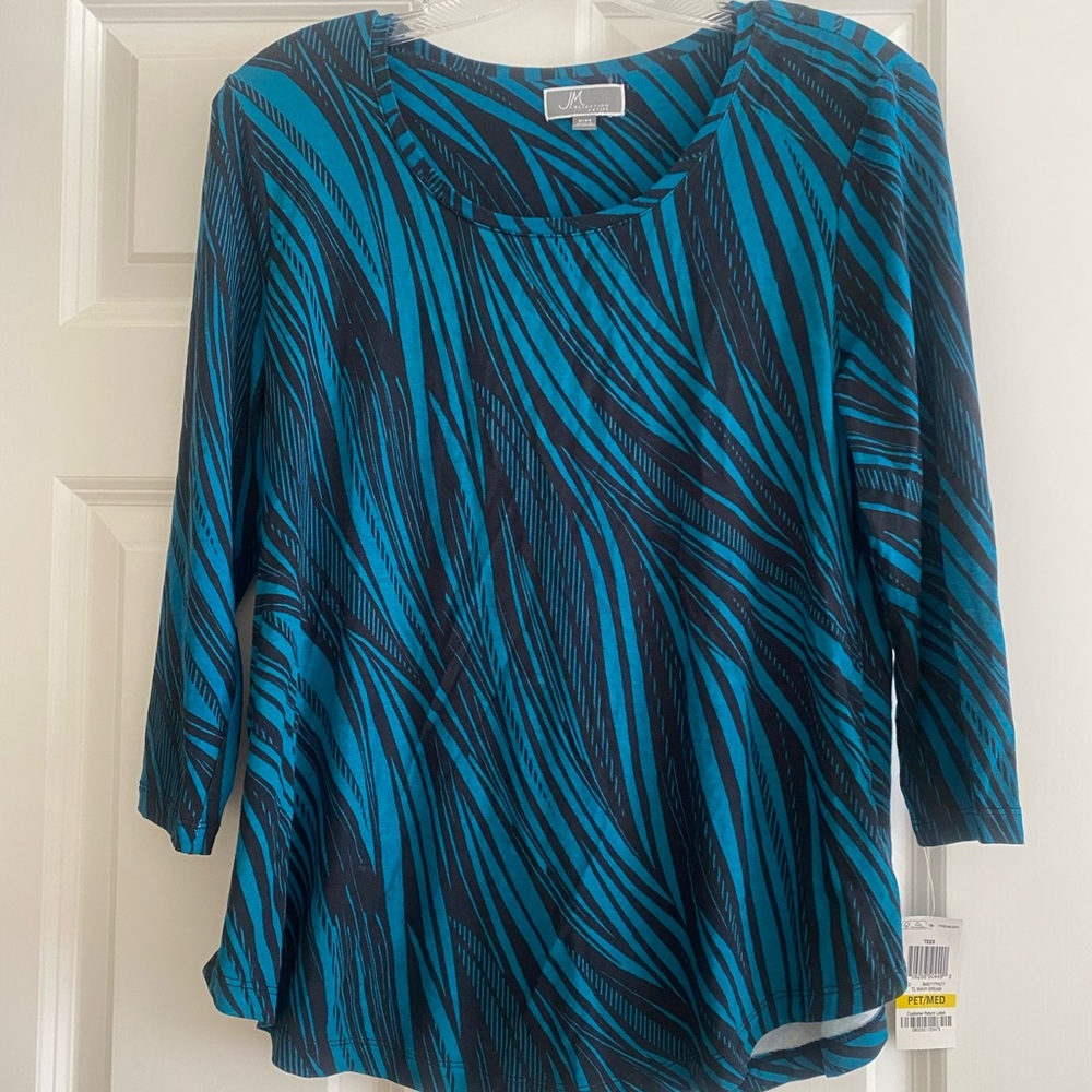 JM Collection Petite Long Sleeve